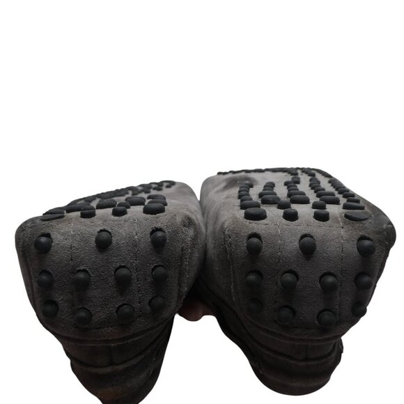 Aurelien Gray Nubuck Leather Driving Shoes Mocs Loafers Mens 44 US 11 - Picture 11 of 13